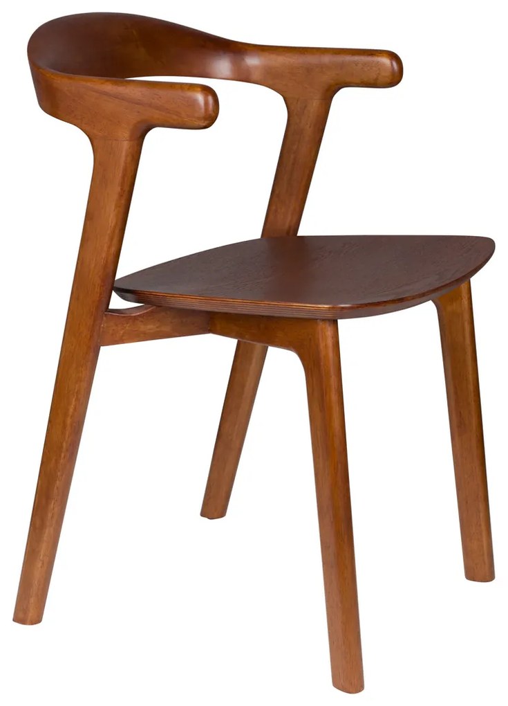 Zuiver Northwood Walnut Walnoot Eetkamerstoel Minimalistisch