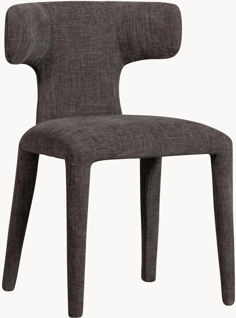 Gestoffeerde eetkamerstoelen Permit, 2-delig