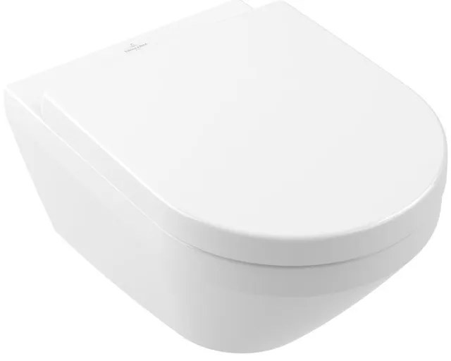 Villeroy & Boch Architectura Wandcloset Pack - 53x37cm -spoelrandloos-Twistflush- met softclose en quickrelease closetzitting -wit 4694CL01