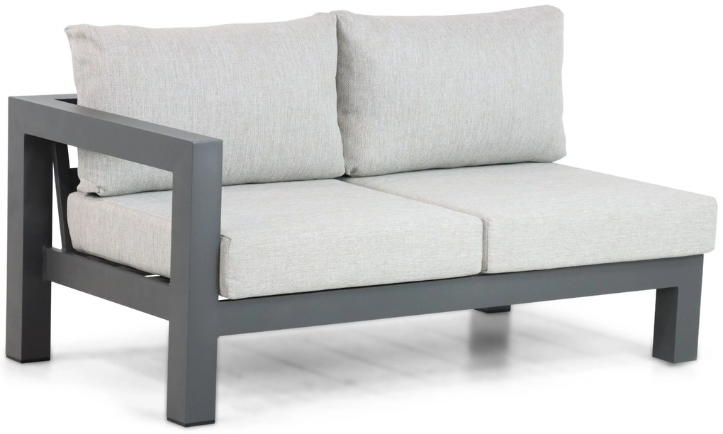Hoek loungeset 5 personen Aluminium Grijs Lifestyle Garden Furniture Luca