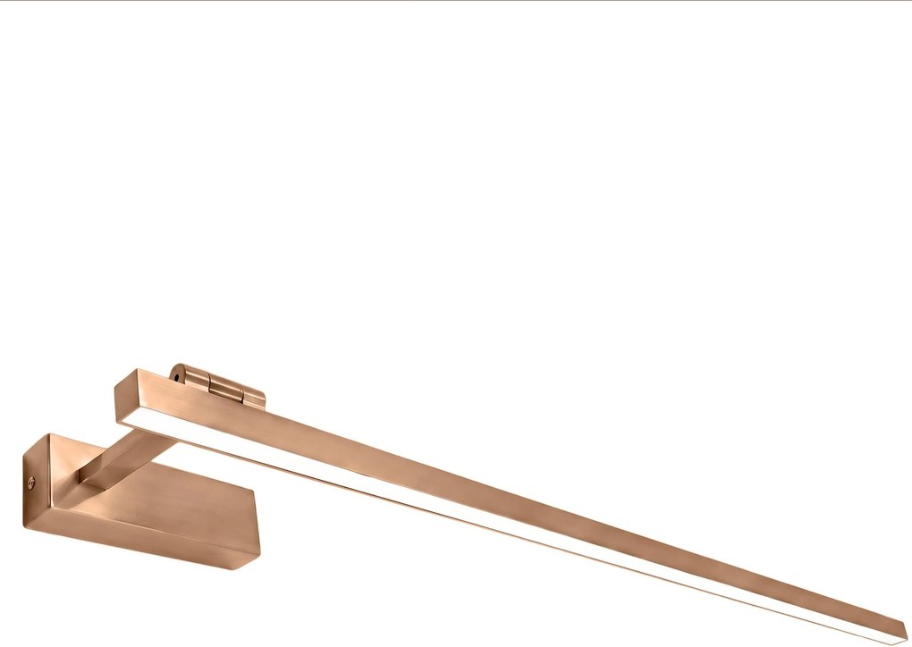 Badkamer LED-wandlamp SWE039-1W 80cm BRUSH COPPER