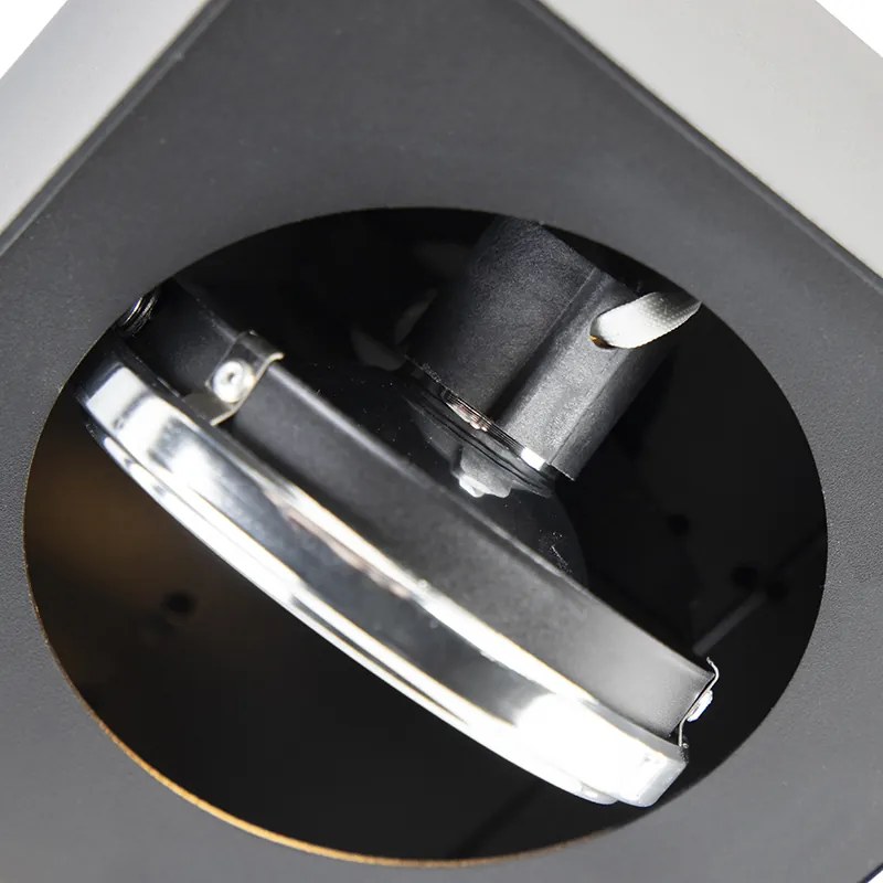 Design spot zwart vierkant 4-lichts - Kaya