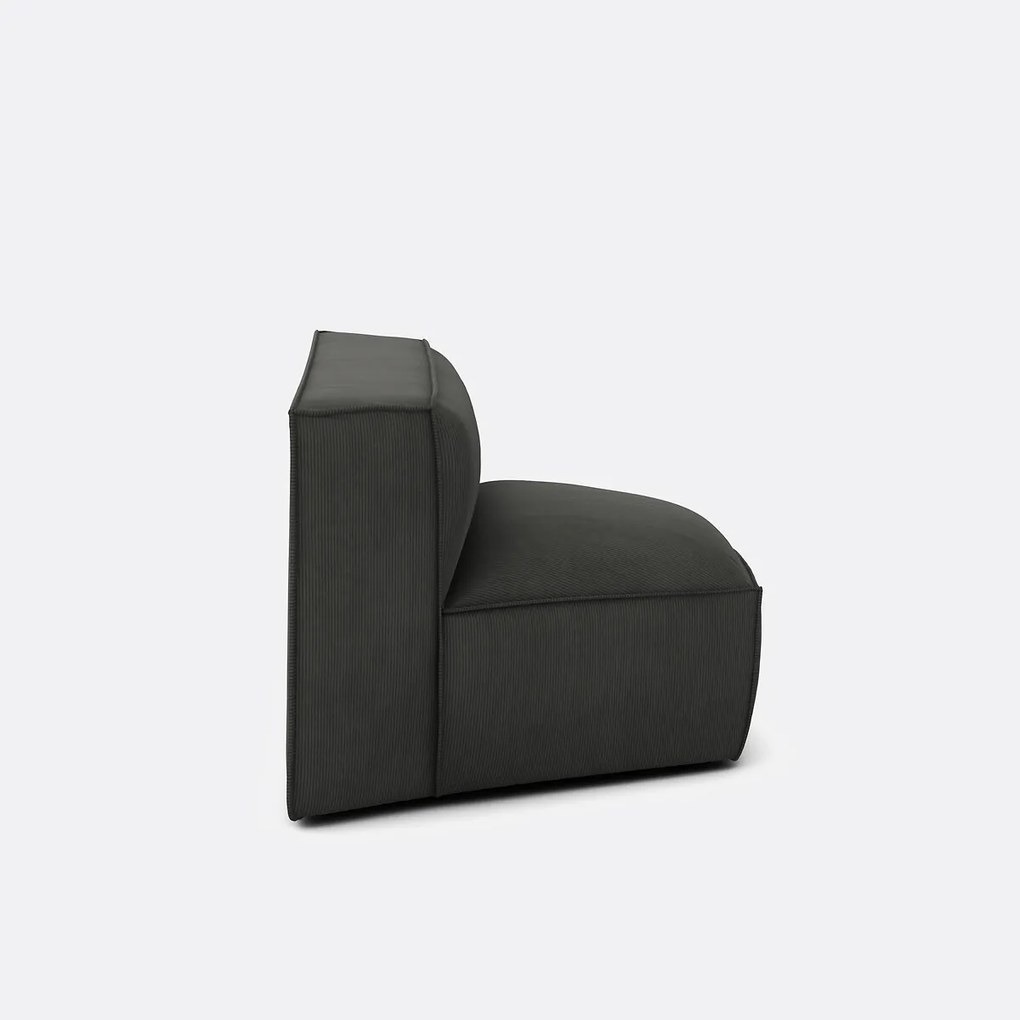 Modulaire open hoek, ribfluweel Seven