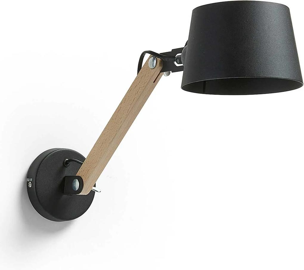 LaForma Move Wall Lamp - Verstelbare wandlamp- Muurlamp - Beukenhout - Metaal - Leeslamp - Metalen - Scandinavisch - Design