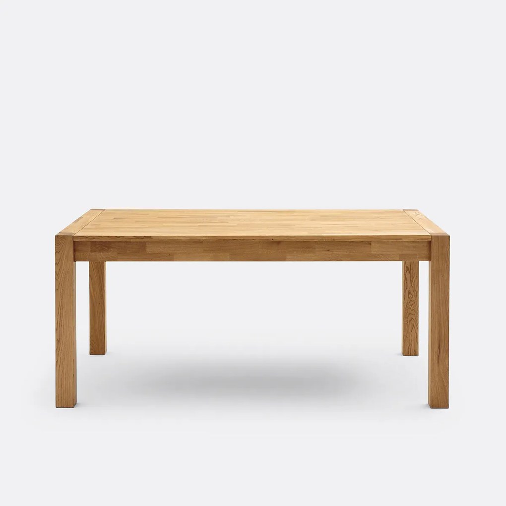 Uitschuifbare eettafel, eik, 6 tot 12 personen, ADELITA