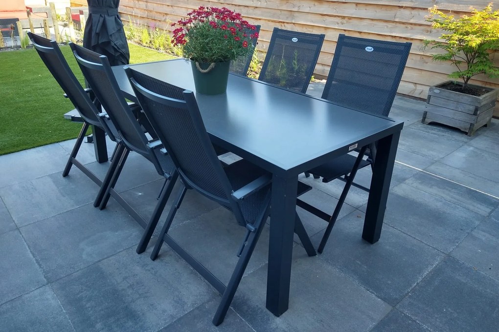 Hartman Napoli/Alma 210 cm. tuinset - 7-delig verstelbaar