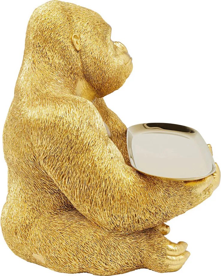 Gouden Gorilla Met Dienblad