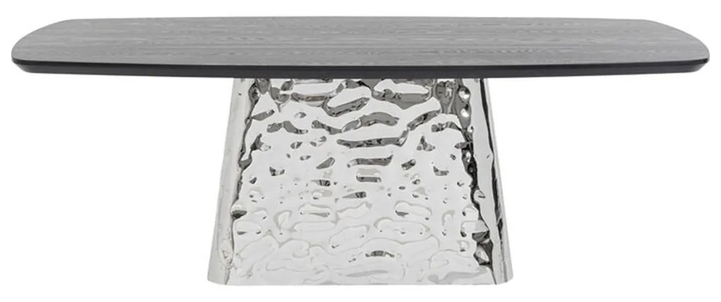 Eettafel Van Chroom - 220 X 110cm.