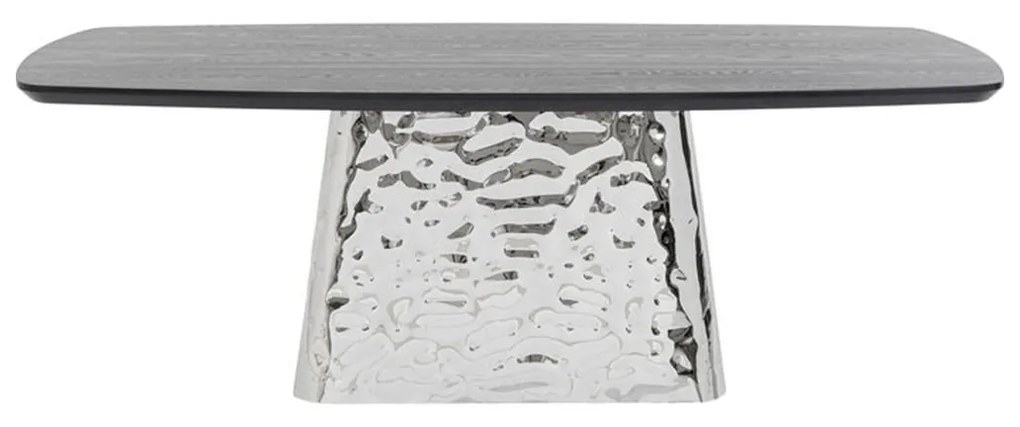 Kare Design Caldera Eettafel Van Chroom - 220 X 110cm.
