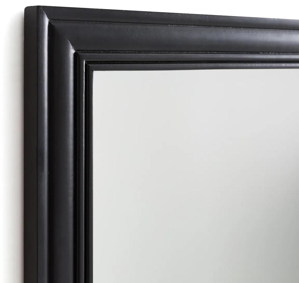 Vierkante spiegel in massief mangohout 101x101 cm, Afsan