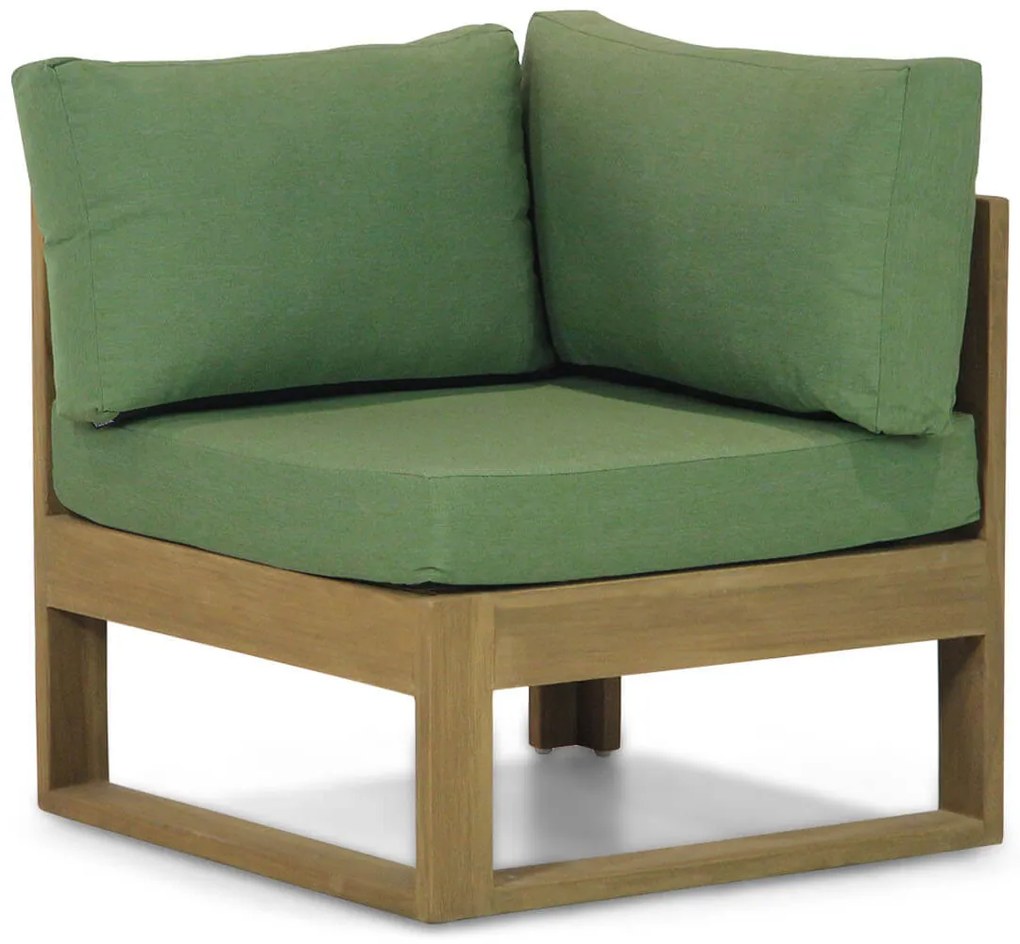 Hoek loungeset  Teak Old teak greywash 5 personen Garden Collections Newbury