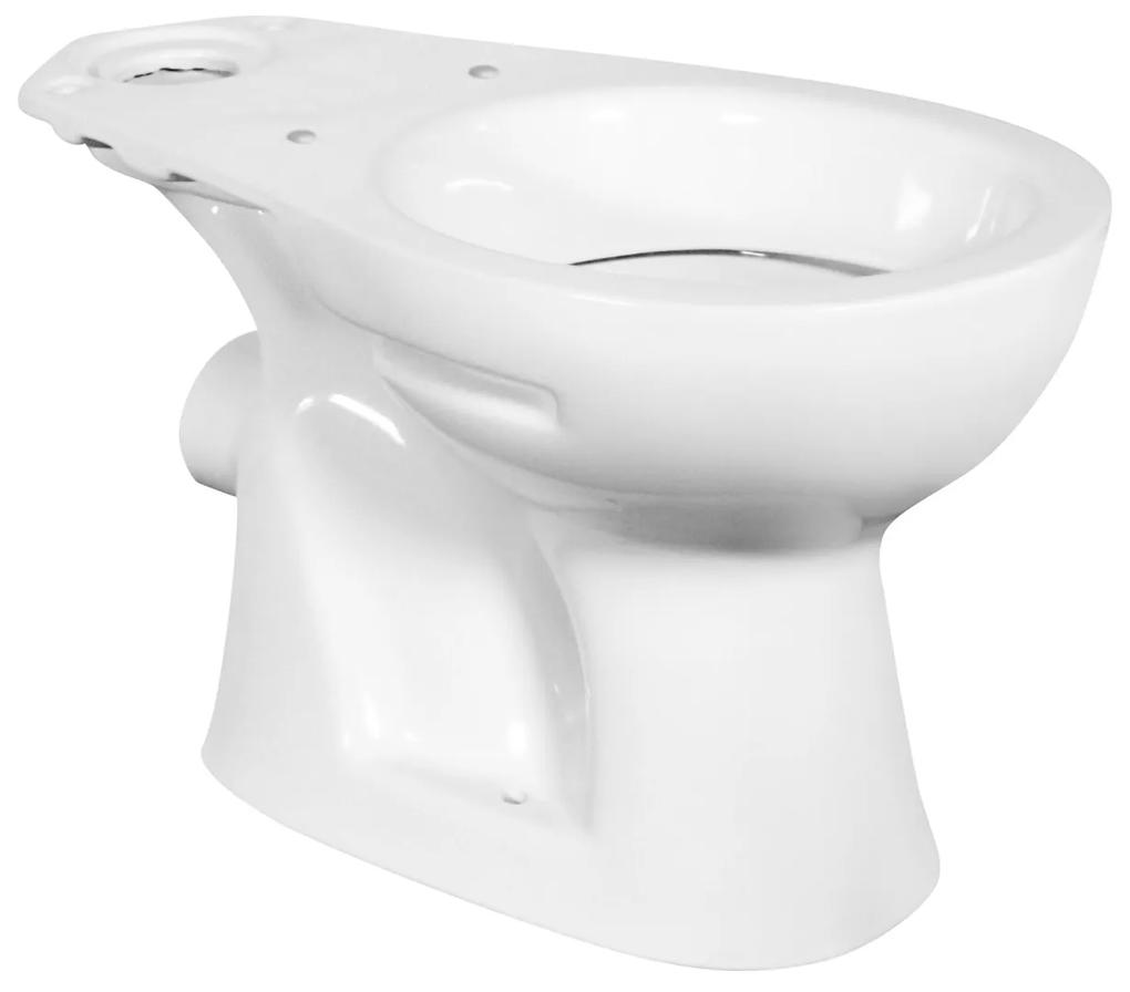 Toiletpot Staand Boss & Wessing Aqua Met Sproeier Muur Aansluiting Wit