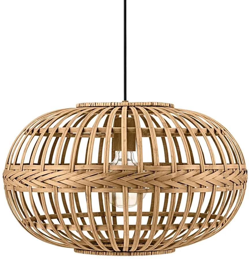 EGLO hanglamp Amsfield - bamboe - Ø38 cm - Leen Bakker