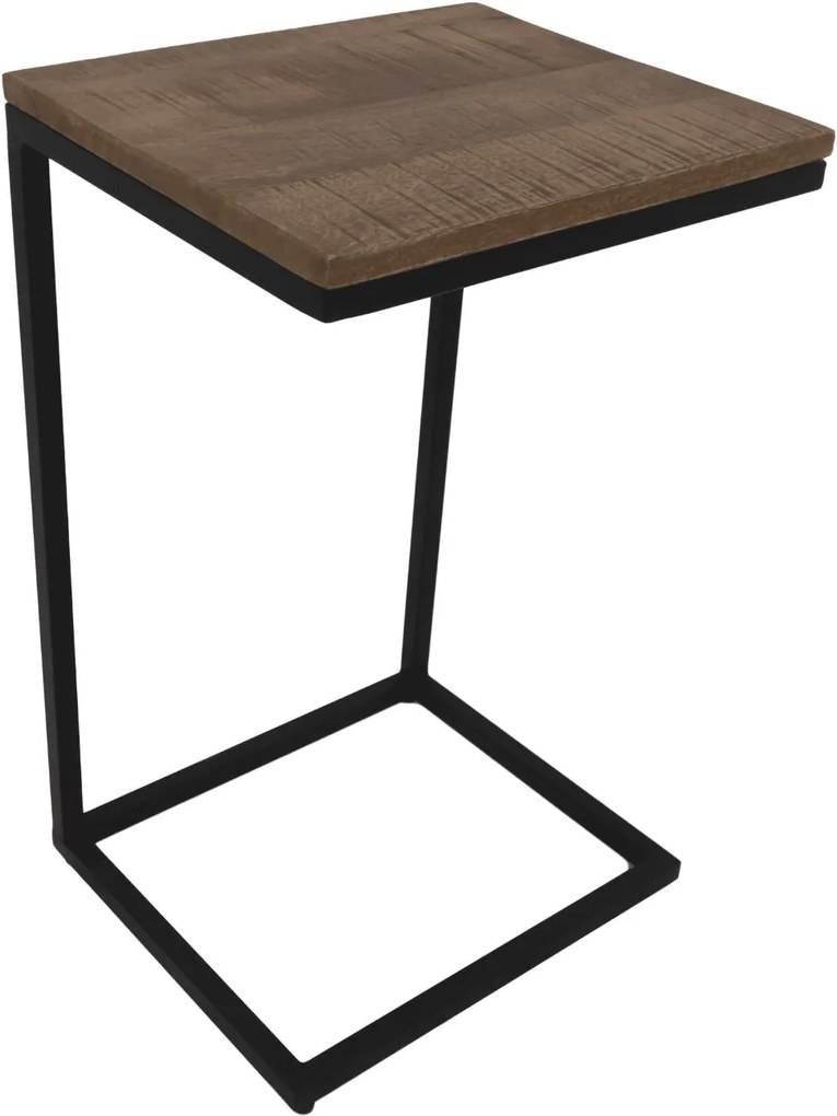 Industrieel Bijzettafel Collins Bruin