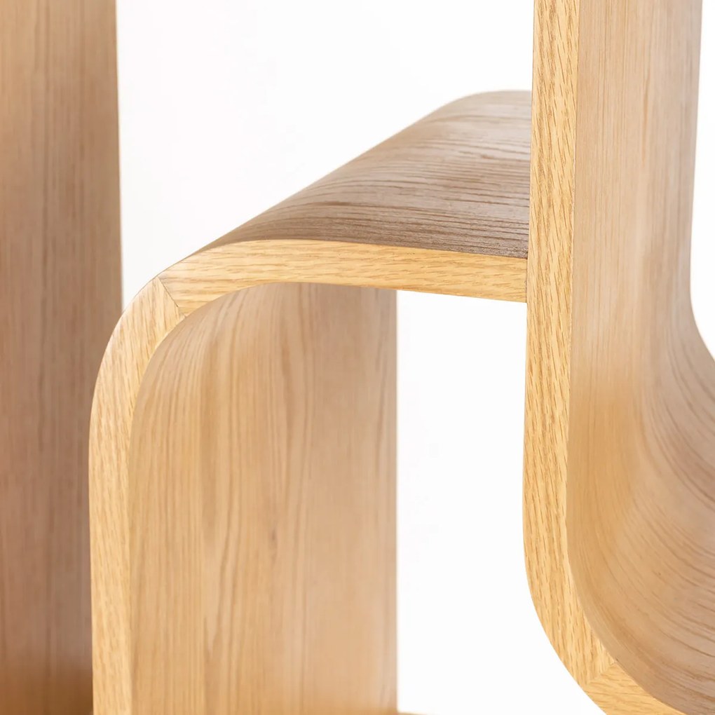 Zuiver Seven Open Kast Roomdivider Eikenhout - 60x35x160cm.