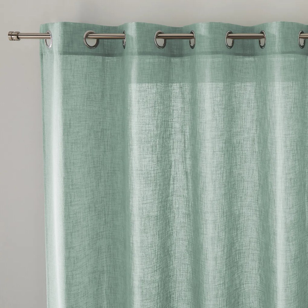 Glasgordijn, grote breedte, met oogjes, Nyong