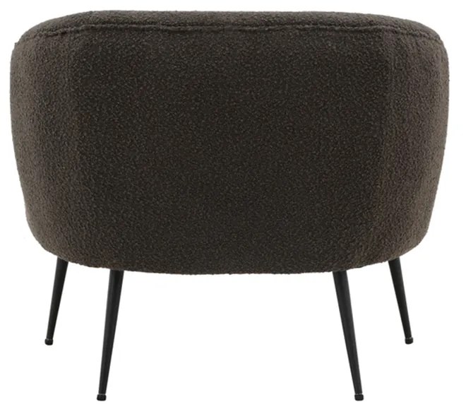 Moderne Ronde Fauteuils Donkergrijs