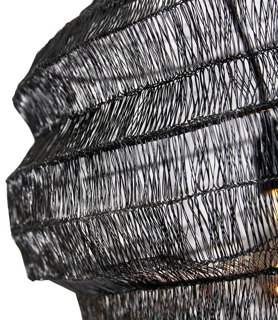 Oosterse hanglamp zwart 45 cm x 40 cm - Vadi