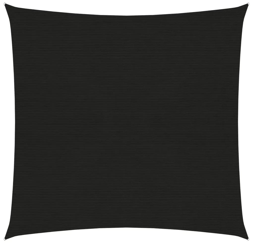 vidaXL Zonnezeil 160 g/m² 4,5x4,5 m HDPE zwart