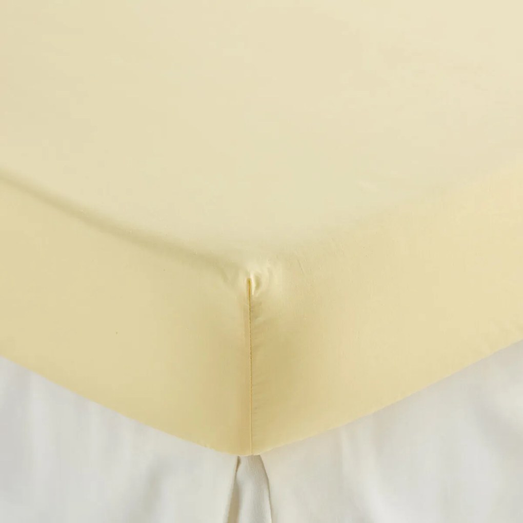 Hoeslaken van perkal katoen, 80 draden, 35 cm kop, Scenario