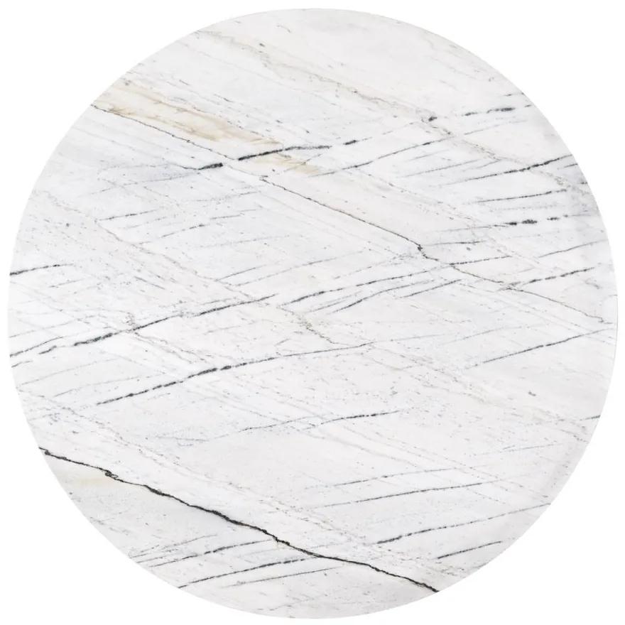 Richmond Salontafel Lexington Set Van 2 Wit Carrara Marmer 92 cm cm - Marmer - Metaal - Richmond Interiors