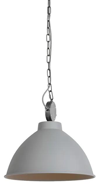 Set van 2 Landelijke hanglampen grijs - Anterio 38 Landelijk / Rustiek E27 rond Binnenverlichting Lamp