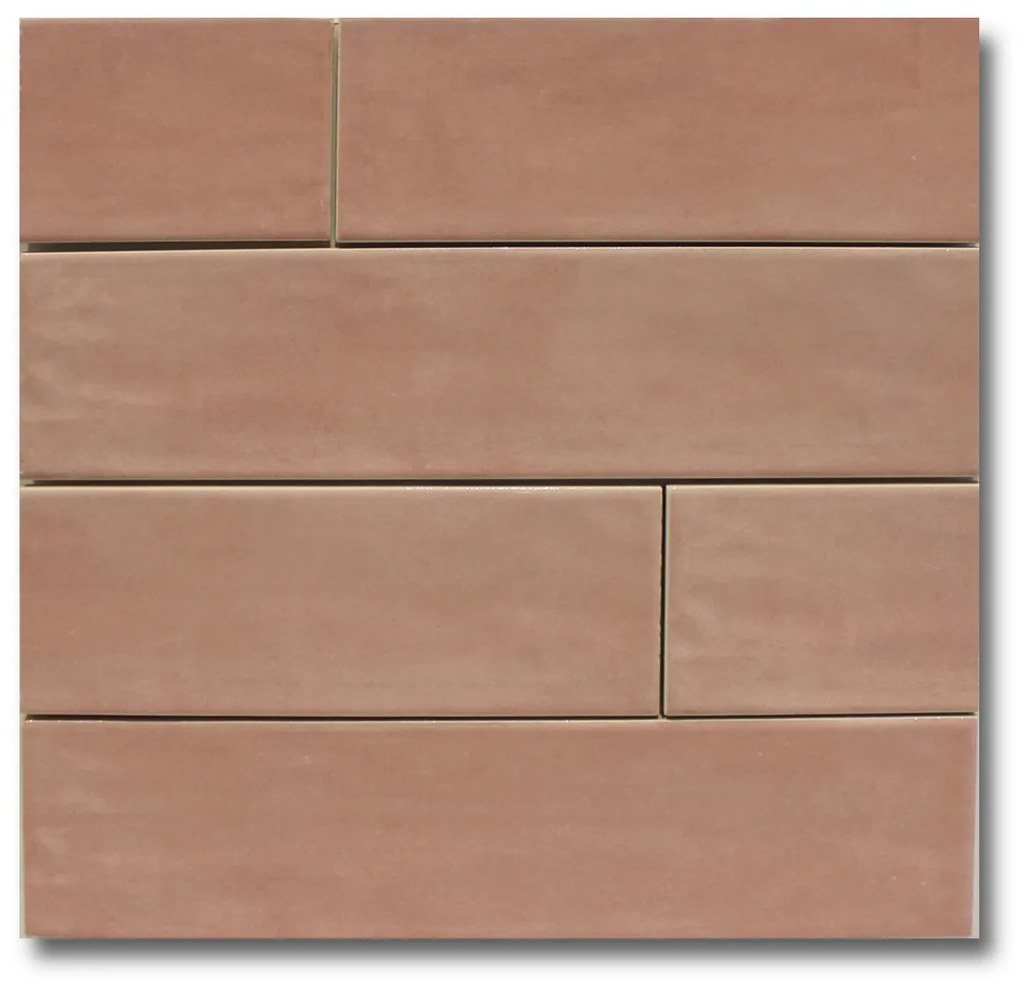Hoogglans Wandtegel 7.5x30 Cm Baluarti Roze A366