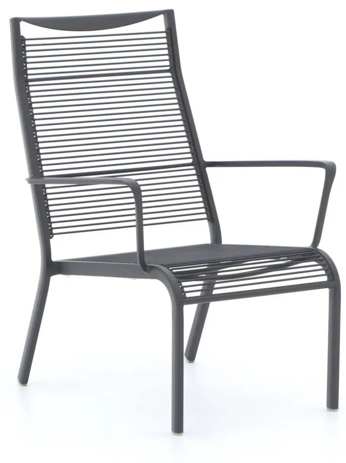 + 15% kassakorting | Lounge tuinstoel | Apple Bee Hawaii lounge | Kunststof | Grijs | Stapelbaar | Kees Smit Tuinmeubelen