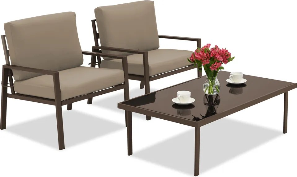 Vigo Terrasmeubelset brons Garden Point