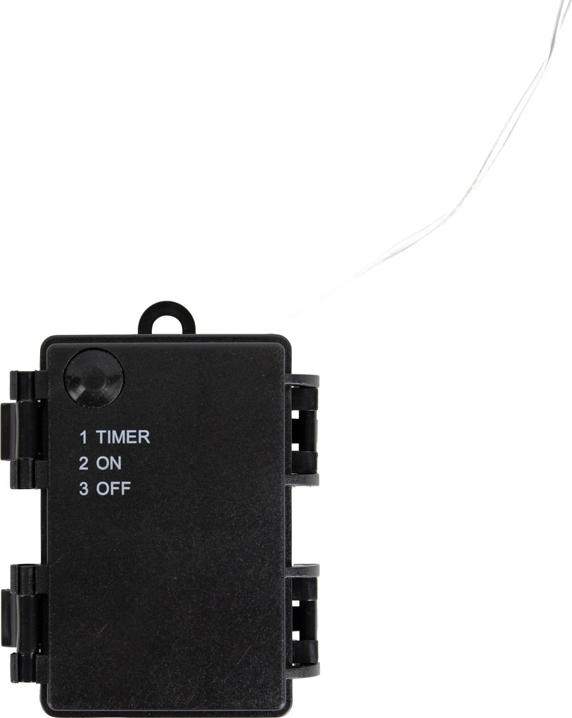 Kerst neon prikspot wit sneeuwpop incl. LED met timer IP44 - Fura