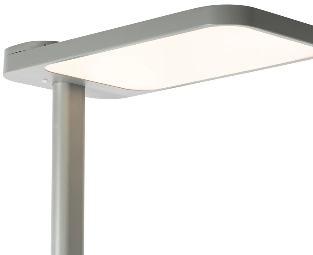 Daglicht vloerlamp grijs incl. LED en dimmer - Guzo Modern Binnenverlichting Lamp