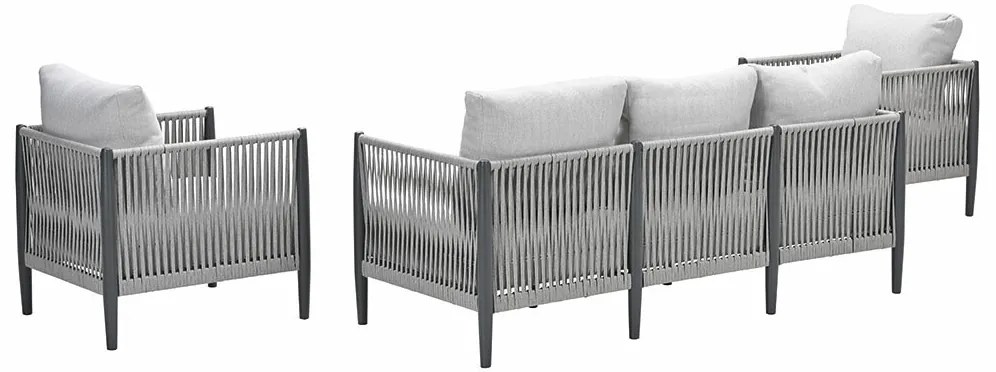 Garden Impressions Tavira loungeset 3-delig - grey sand