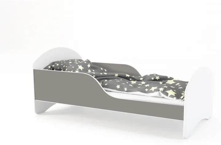 Peuter Grijs Eenpersoonsbed Cosmo - Voor kinderen Kinderen Peuter Junior 5056231767903 Children's Beds Home, 140x70, Nee, Geen Children's Beds Home Me