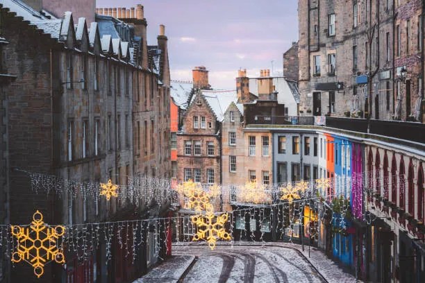 Foto Winter in Edinburgh, Scotland, StephenBridger