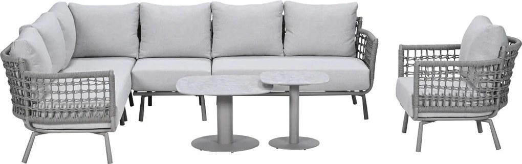 Garden Impressions Maud loungeset 7-delig - taupe