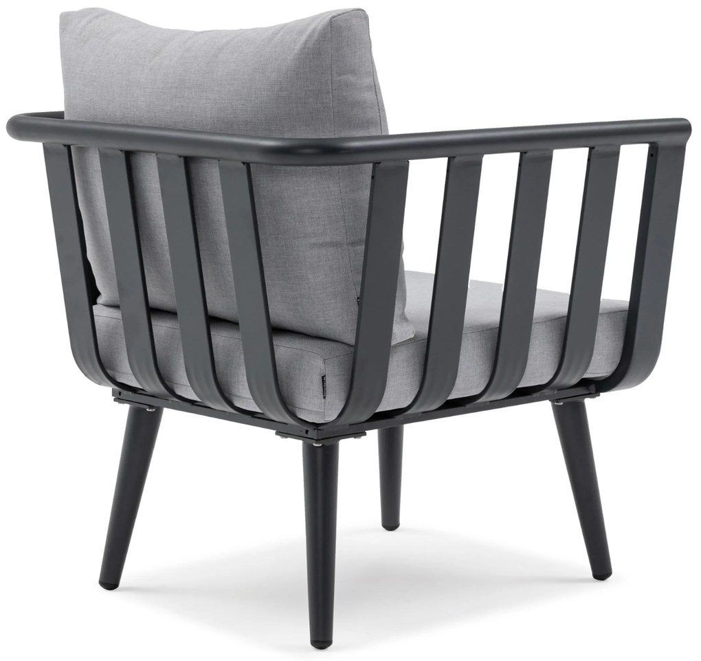 Stoel en Bank Loungeset 5 personen Aluminium Grijs De Laan Projects
