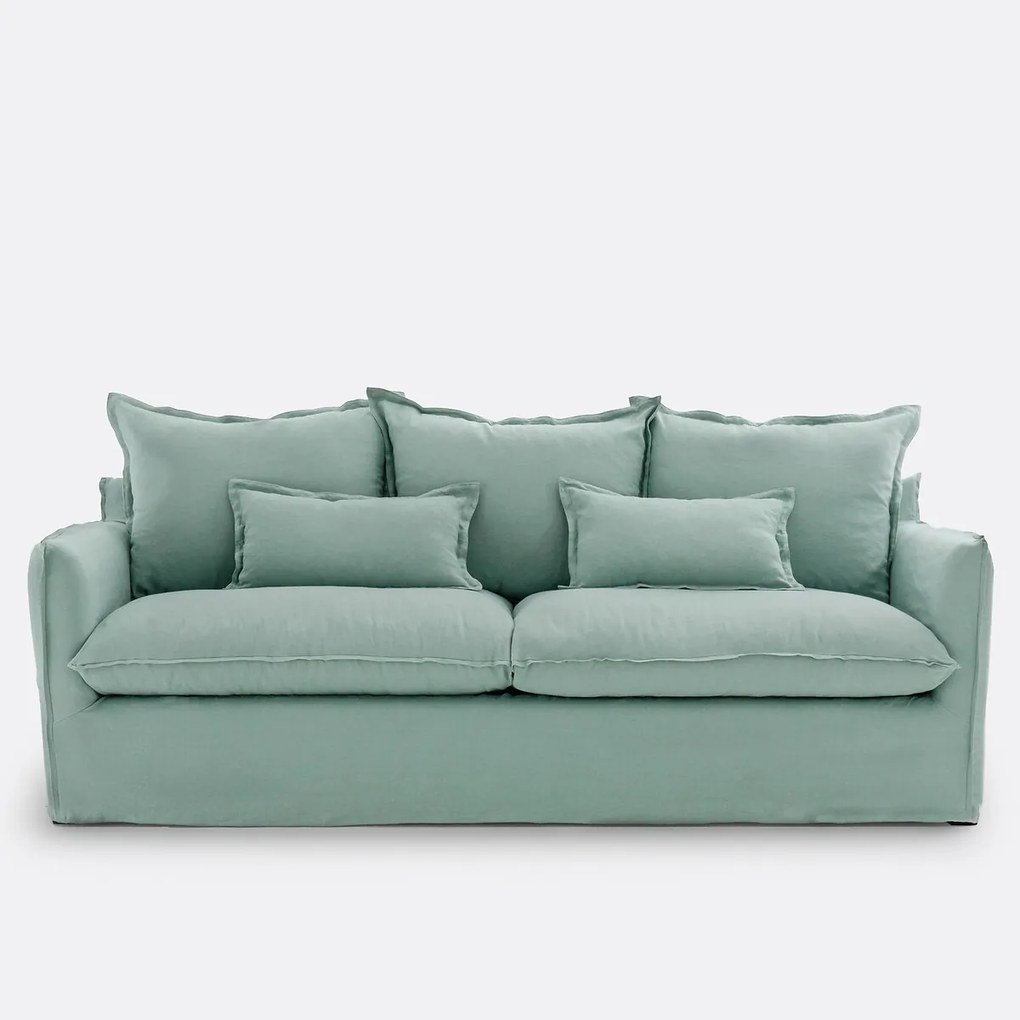 Bank 2-, 3-, 4- of 5-zits, in kreukellinnen, Odna