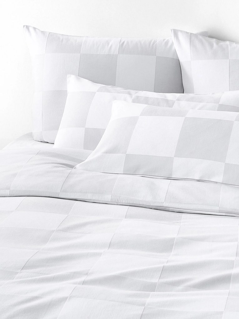 Westwing Crosby Studios, geruit katoenen dekbedovertrek Damier