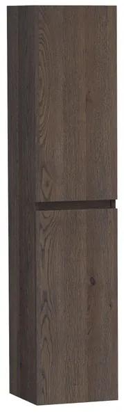 BRAUER Solution Badkamerkast - 160x35x35cm - 2 links- rechtsdraaiende deuren - hout - black oak HK-MES160BO