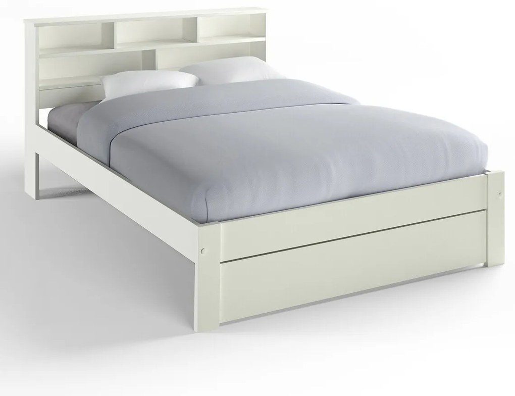 Bed van massief grenen en MDF, met Nikko lattenbodem