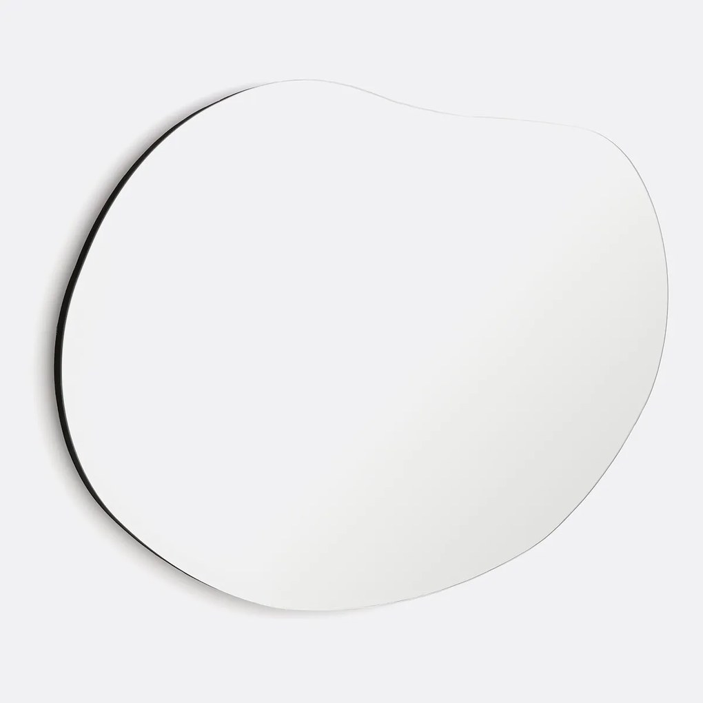 Spiegel, organisch vorm, H100 cm, Biface