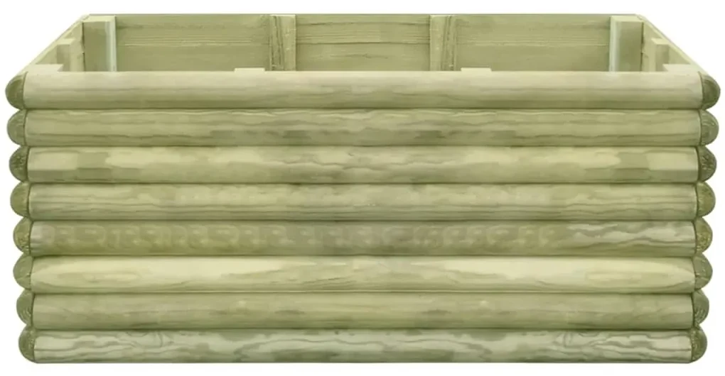 vidaXL Plantenbak verhoogd 106x56x48 cm geïmpregneerd grenenhout