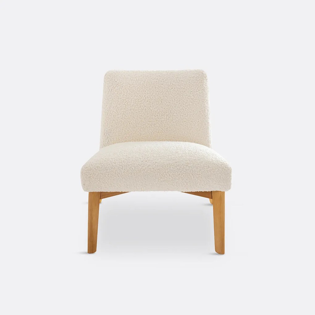 Fauteuil in bouclé stof, Jymari
