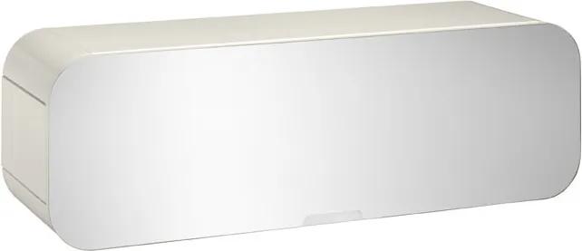 Ontario horizontale spiegelkast 105x32 cm, hoogglans wit
