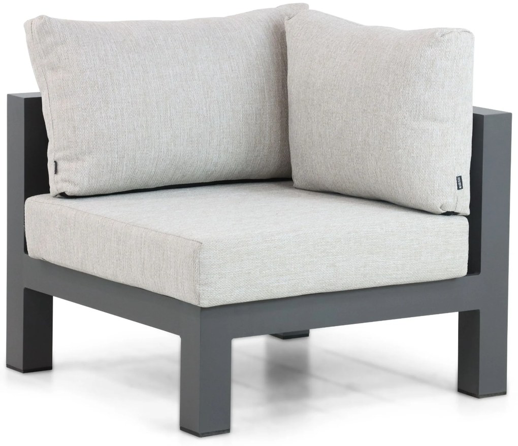 Hoek loungeset 5 personen Aluminium Grijs Lifestyle Garden Furniture Luca