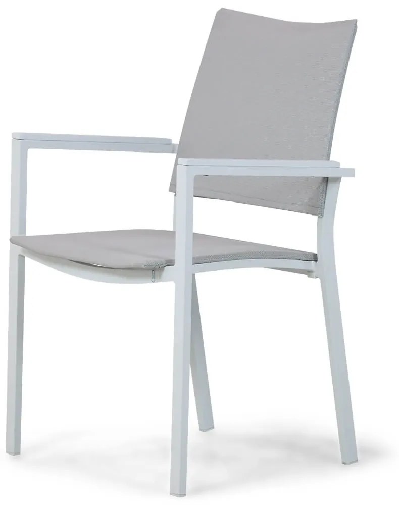 Tuinstoel stapelbaar Textileen Wit Lifestyle Garden Furniture Paramo   White