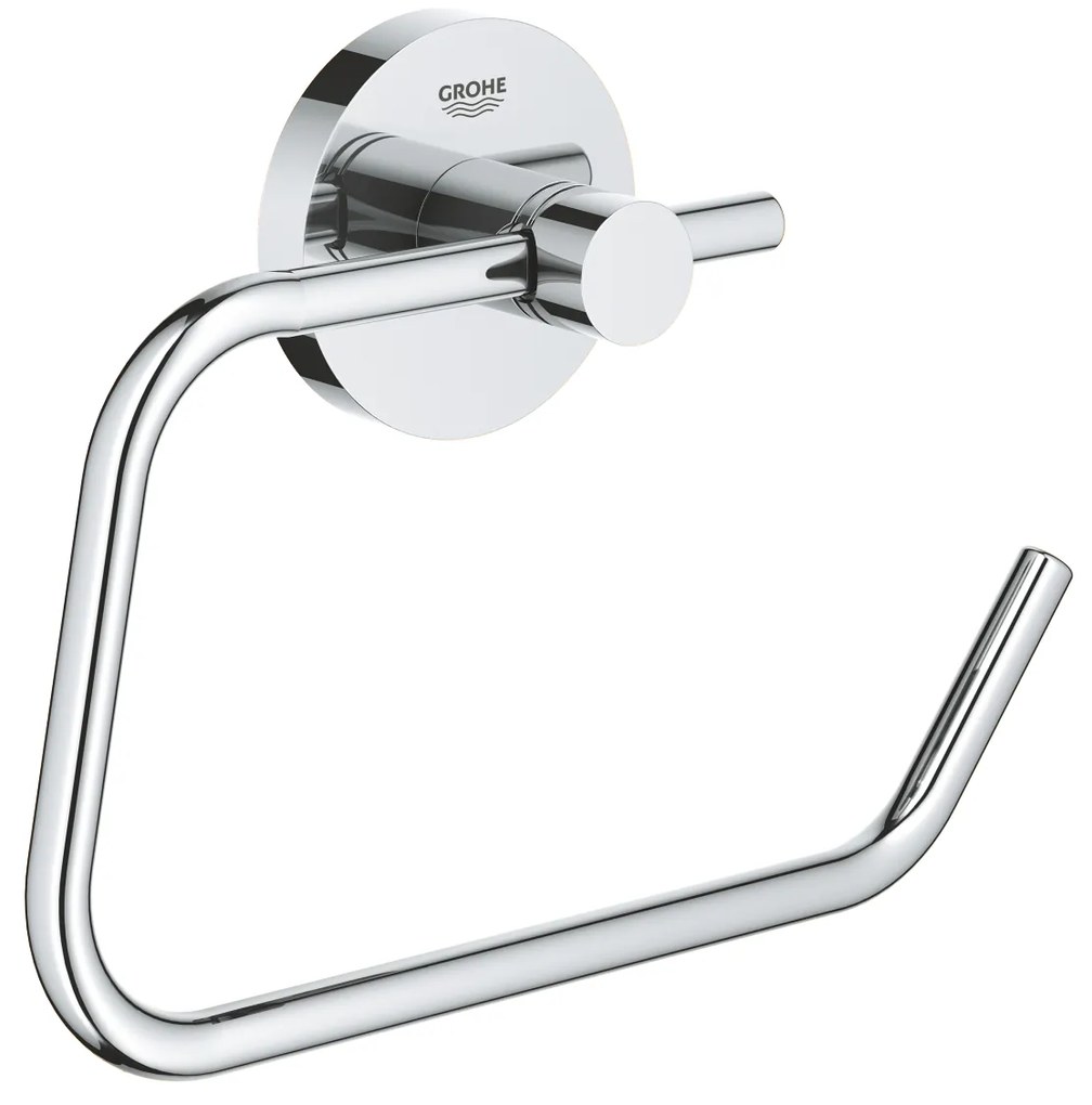 Grohe Essentials toiletrolhouder zonder klep chroom