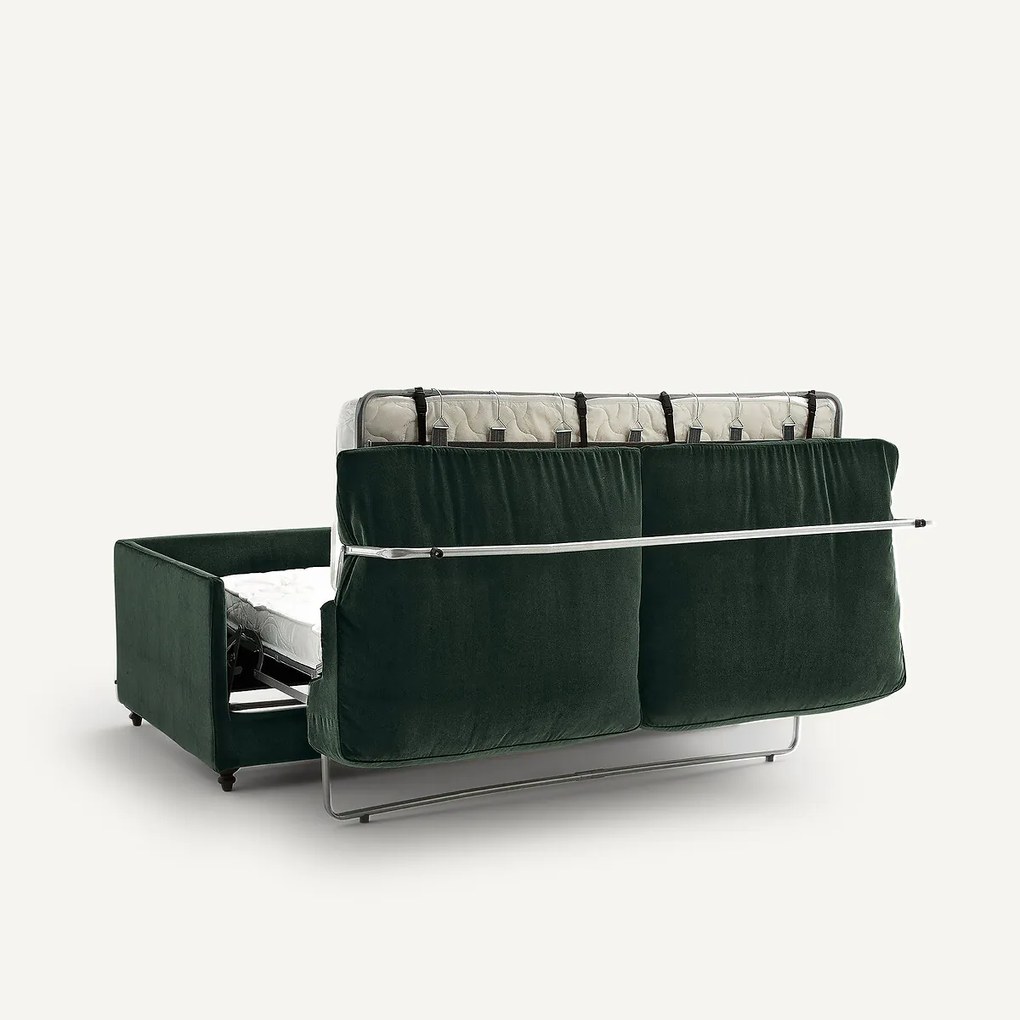 Omvormbare 3-zits fluwelen zetel, Lazare