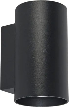 Smart design wandlamp zwart incl. 2 Wifi GU10 - Sandy