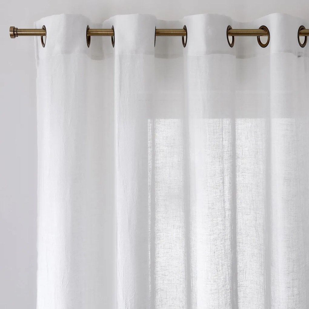 Lussengordijn in polyester en linnen Aron